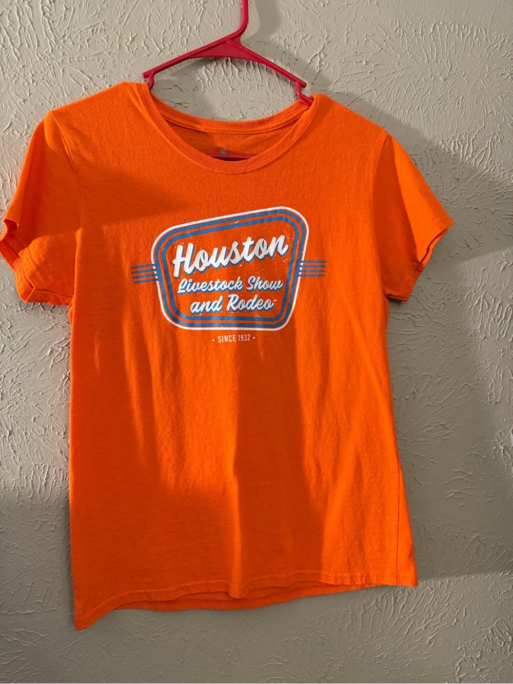 Houston Livestock Show and Rodeo Orange Graphic Tee